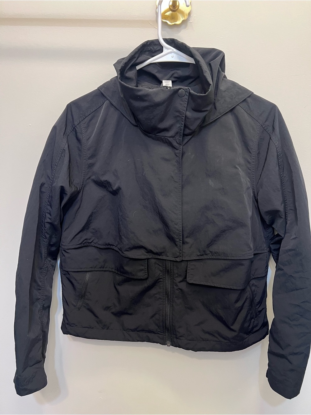 lululemon athletica lightweight classic-fit hooded jacket (black)